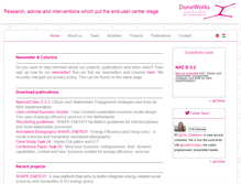 Tablet Screenshot of duneworks.nl